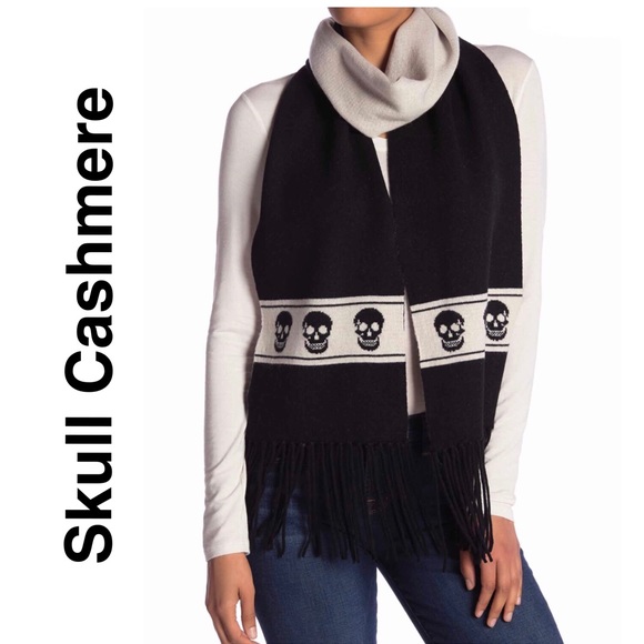 Skull Cashmere Accessories - Brand New Skull Cashmere Ripley Scarf  360 Cashmere NWOT